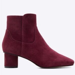 NWT - Draper James Bethany Bootie in Burgundy, size 8
